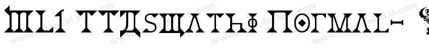 ML1 TTAswathi Normal字体转换
